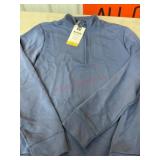 Menï¿½s Quarter Zip Pullover in Blue
