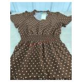 Brown Polka Dot Dress by Draper James