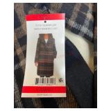Plaid DKNY Fashion Coat, Size X-Small
