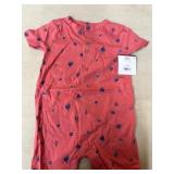 Pink Nautical-Themed Toddler Romper, 24M