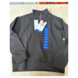 Half-Zip Gray Pullover Sweatshirt