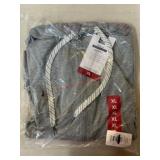 Womenï¿½s Soft Gray Jacket with Front Zip Closure