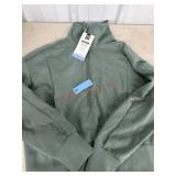 Menï¿½s Green Quarter-Zip Pullover
