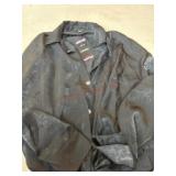 Black Satin Shirt by Express, Size S