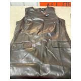 Express Black Faux Leather Shift Dress