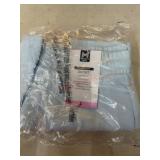 Light Blue Sandwash Shorts, Size Small