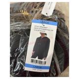 DKNY Ottoman Full Zip Jacket, Large, Black