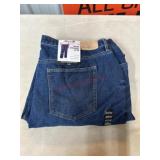 Menï¿½s Straight Fit Denim Jeans, Size 20W