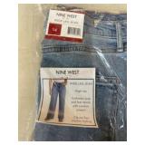 Nine West Wide Leg Jeans, Size 14 Denim