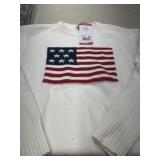 Ladies xs patriotic sweater