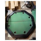 Poker table, portable table top
