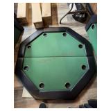 Poker table, portable table top