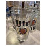 11 Miller light glasses