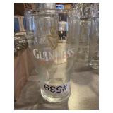 8 Guinness glasses