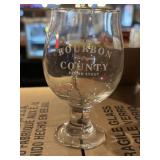 9 Goose Island bourbon County glasses