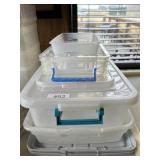 Misc. Storage totes and lids