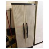 Plastic storage cabinet