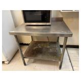 32 x 36 stainless prep table