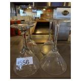 4 martini glasses