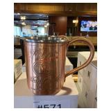 9 Titoï¿½s vodka copper mugs