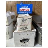 Rolls of food service film, foil, and box of Foil