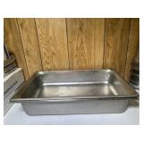 12.5 x21 Stainless steam table pan