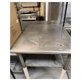 30 x 36 stainless prep table