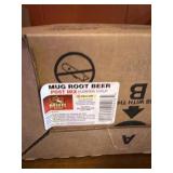 New stock box of root beer