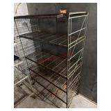 Five tier freezer rack