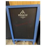 Pinnacle vodka, A-frame chalkboard Sign