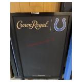 Crown royal colts A-frame chalkboard sign