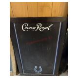 Crown royal chalkboard sign a frame