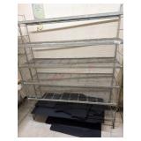 Six tier dry storage shelving 60 x 18 x 72