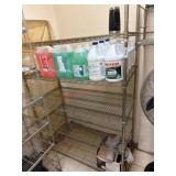 Five tier Metro rack 24 x 48 x 72 contents not