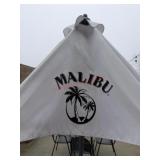 Malibu patio umbrella brand new in the box. Looks