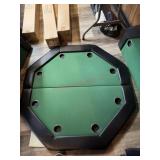 Poker table, portable table top