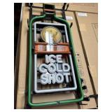 New 10 x 20 Jagermeirter ice cold shot lighted