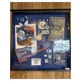 40 x 40 Indianapolis Colts shadowbox