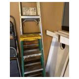 6 foot and 4 foot step ladders