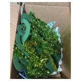 Box lot of St, Patricks decorations