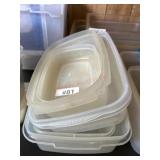6- Various size storage bowls no lids