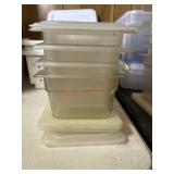 4- 1.62 quart storage containers with lids