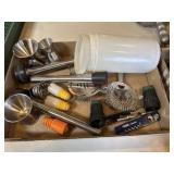 Lot of bar mixers and tools