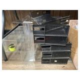 Plastic file organizers and desk organizer