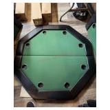 Poker table, portable table top