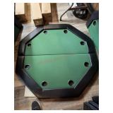 Poker table, portable table top