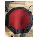 Poker table, portable table top