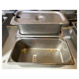 3-  Stainless 12x7x4 steam table pans