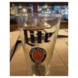 24 Miller light beer glasses