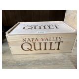 Napa Valley Quilt wood box